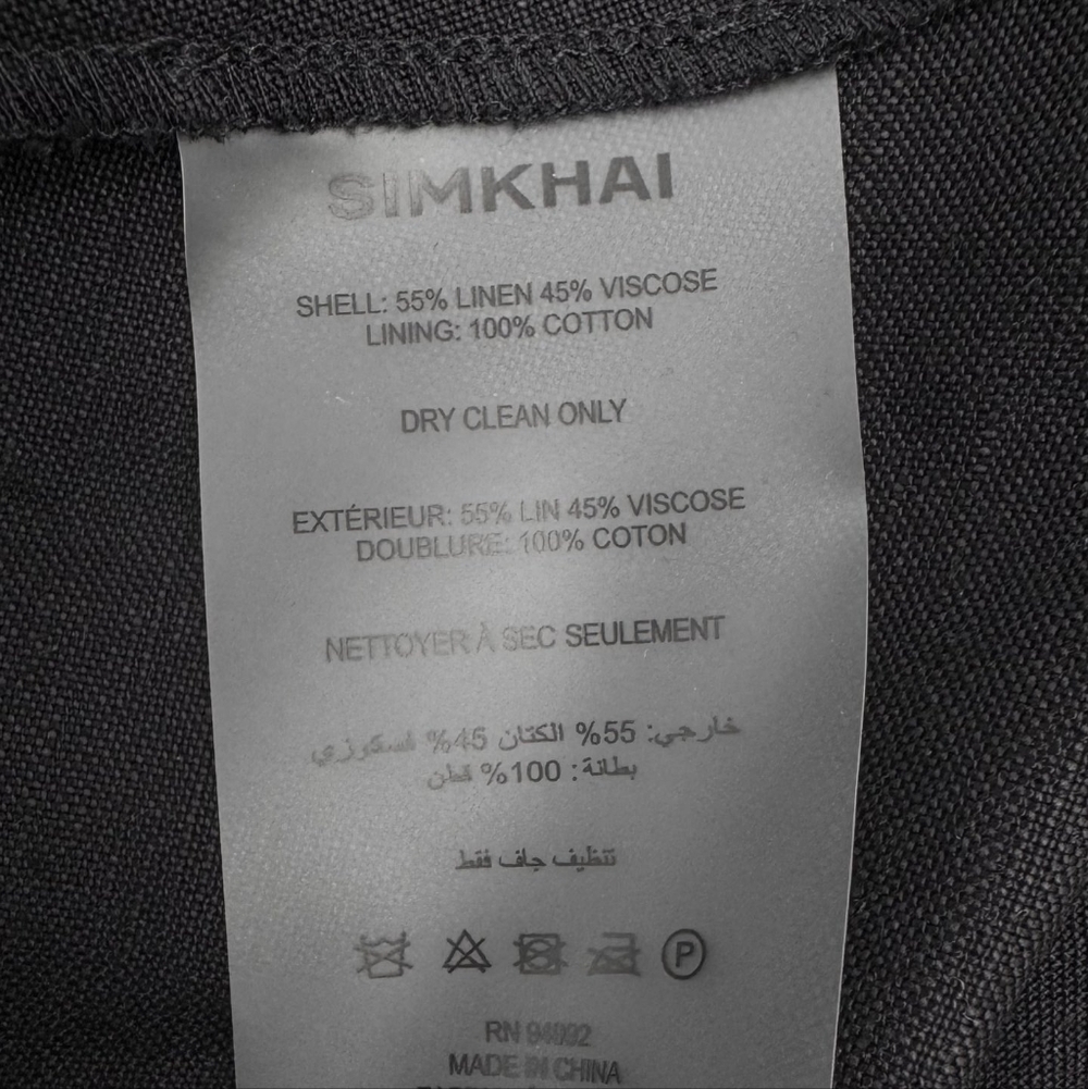 SIMKHAI Claudine Short Sleeve Shirt Midi Dress - Picture 14 of 14